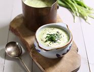 Cream of Wild Garlic & Potato Soup