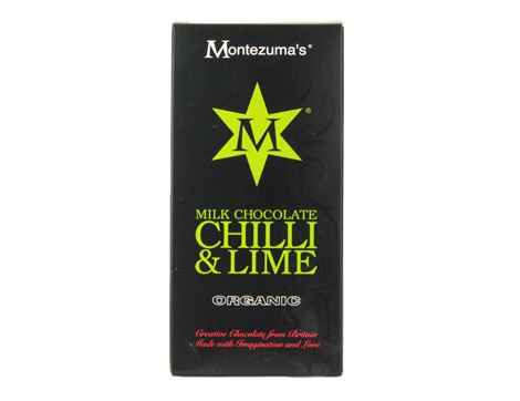 Milk Chocolate with Chilli & Lime, Montezuma's (100g)