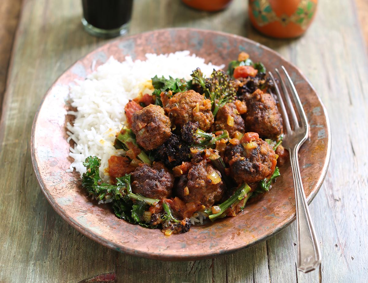 Lamb Kofta Curry & Rice