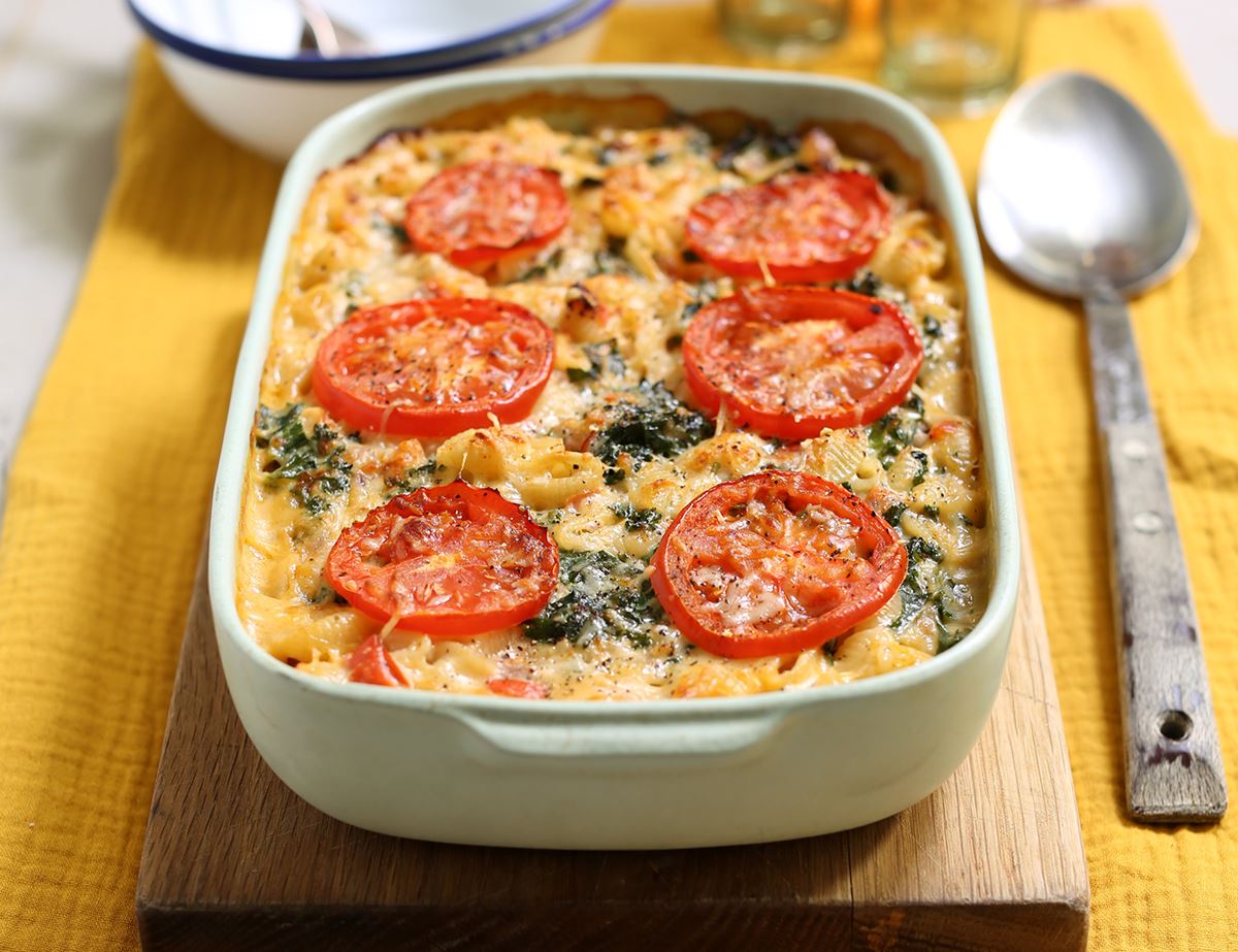 Bubbling Baked Crab & Parmesan Pasta