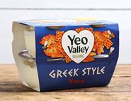 Greek Style Yogurt with Honey, Organic, Yeo Valley (4 x 100g)