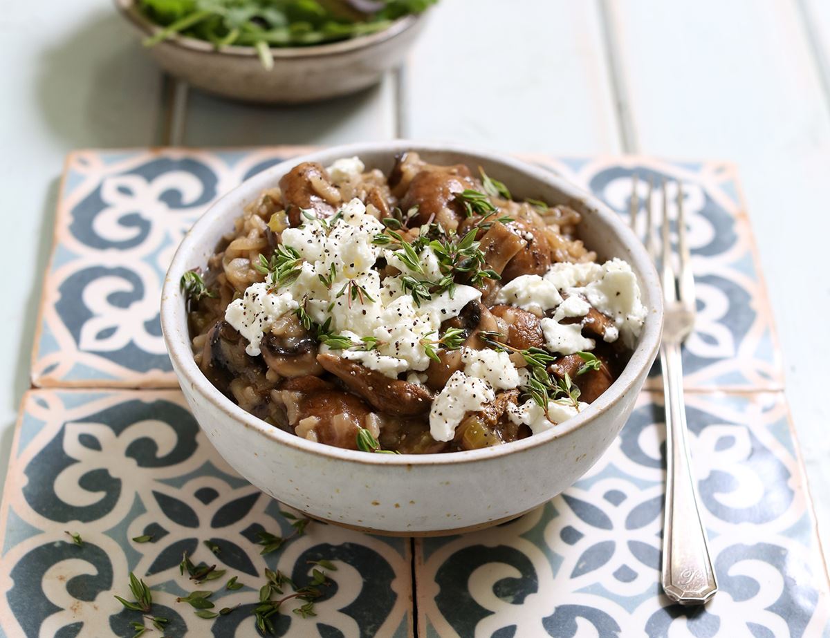 Porcini Mushroom & Goat's Cheese Risotto