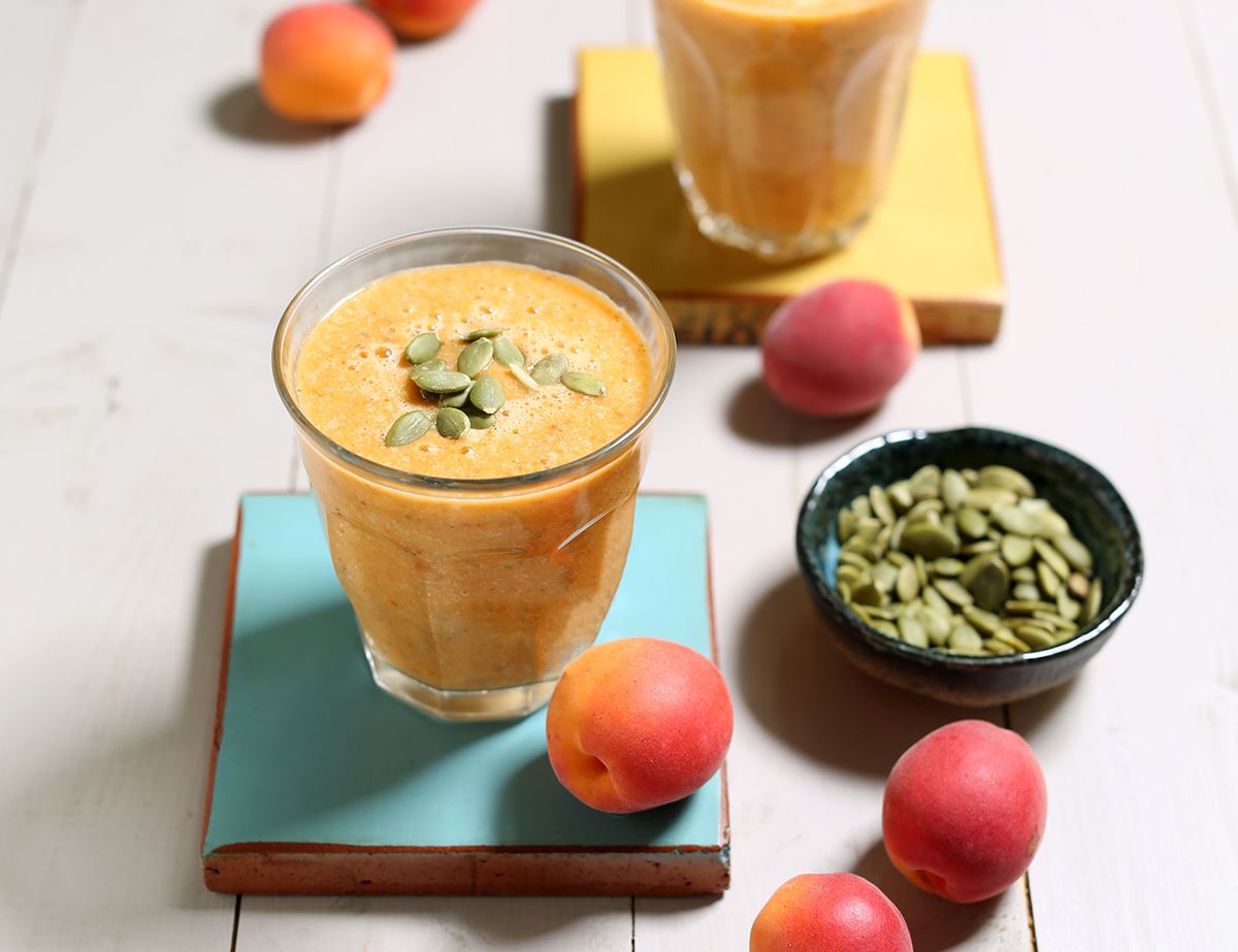 Apricot & Pumpkin Seed Smoothie