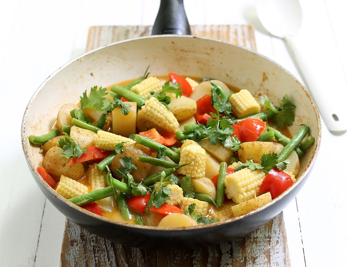 Thai Red Curry with Summer Veg