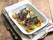 Roast Pigeon with Wild Mushrooms & Sage