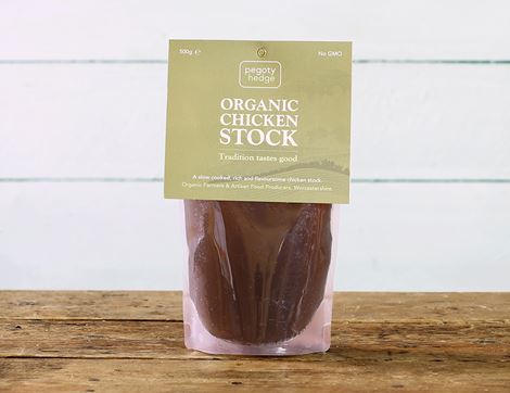 Chicken Stock, Organic, Pegoty Hedge (500g)