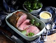 Roast Topside with Creamy Tarragon Sauce