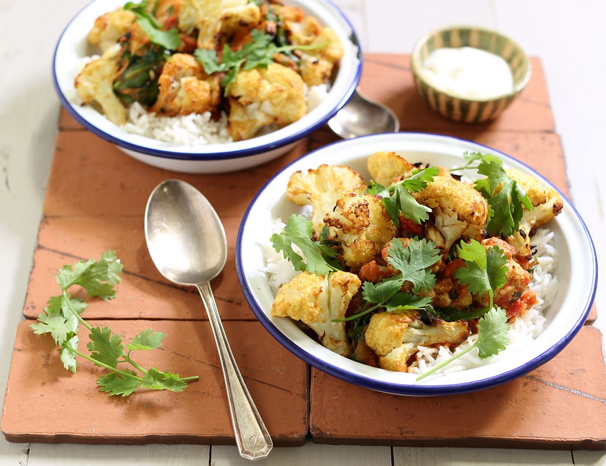 Cauliflower Tikka Masala & Rice