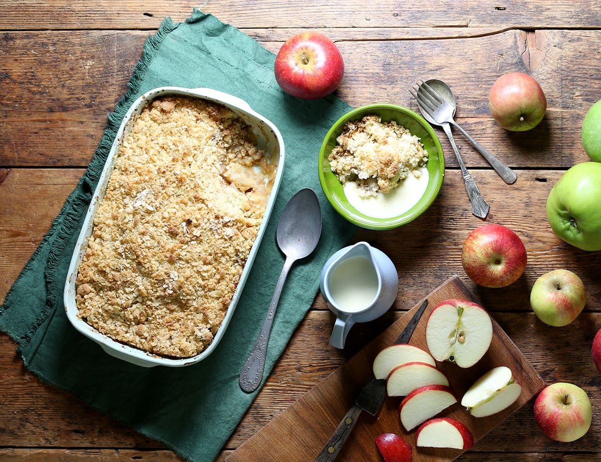 Autumnal Apple Crumble