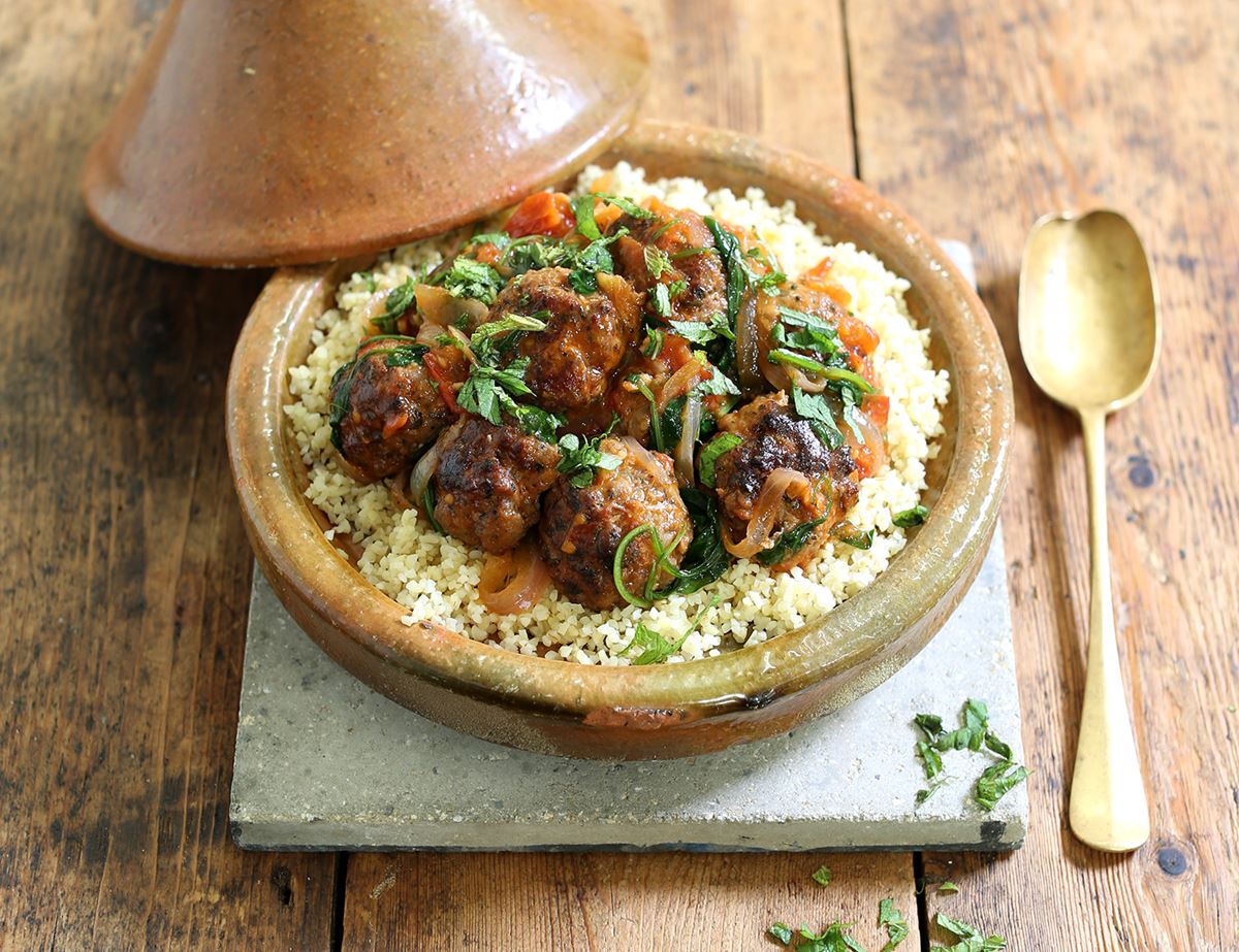 Moroccan Lamb Meatball Tagine