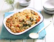 Bubbling Broccoli & Cheddar Pasta Bake