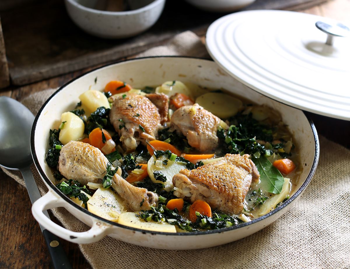 Honeyed Lemon, Garlic & Herb Chicken Stew