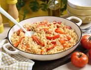 Tomato, Red Pepper & Mozzarella Risotto