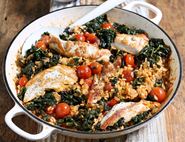 One Pot Italian Chicken & Rice