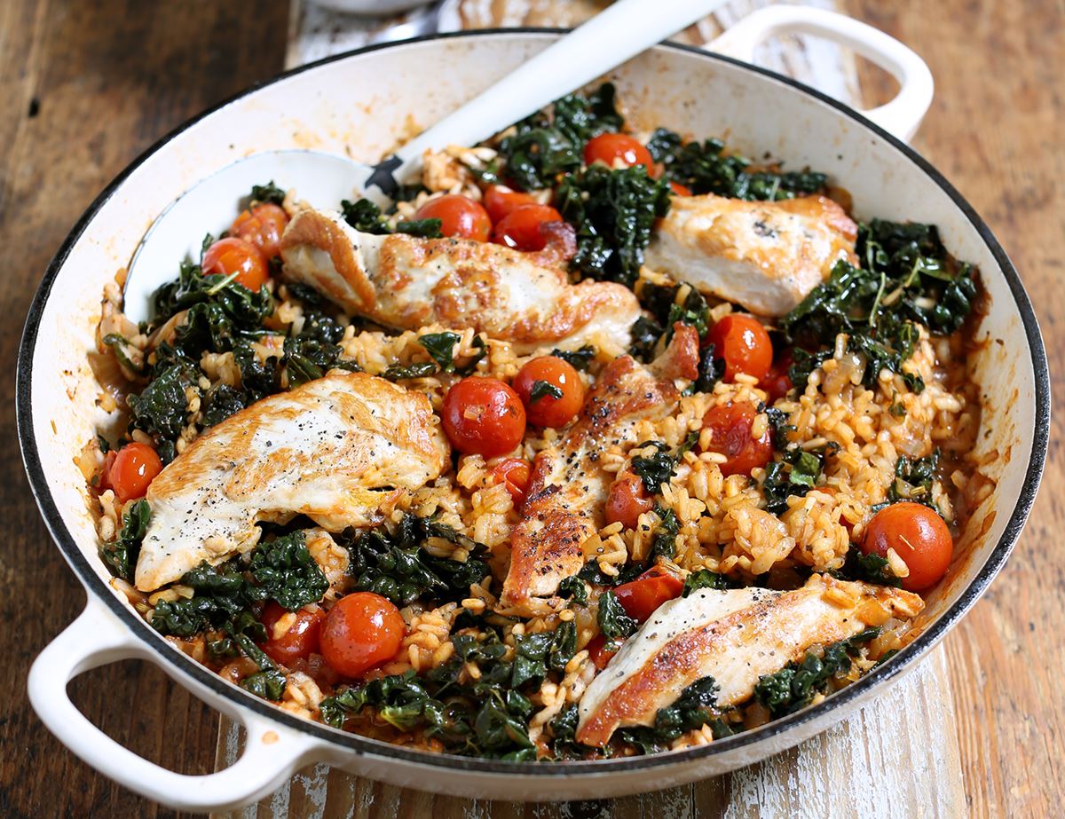 One Pot Italian Chicken & Rice