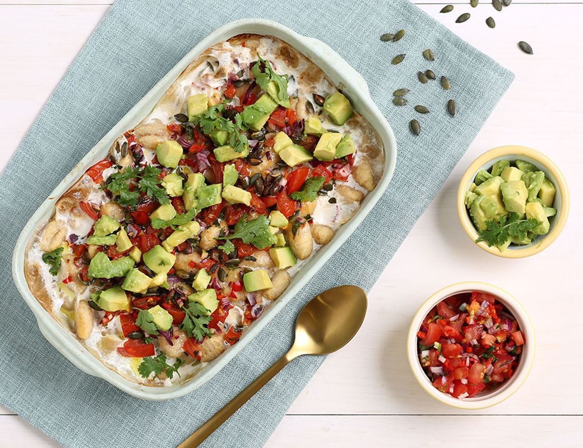 Tex-Mex Gnocchi with Avocado & Salsa