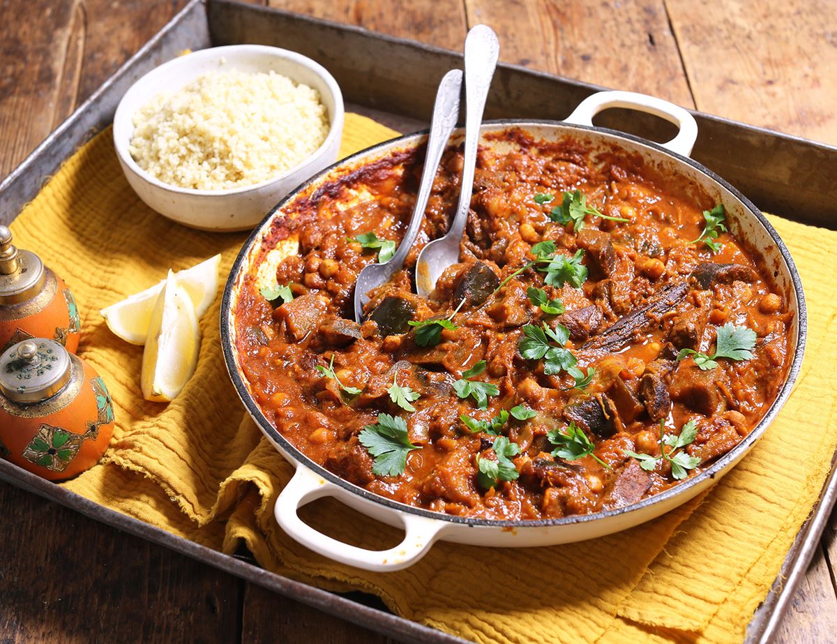 Spiced Mutton & Aubergine Stew