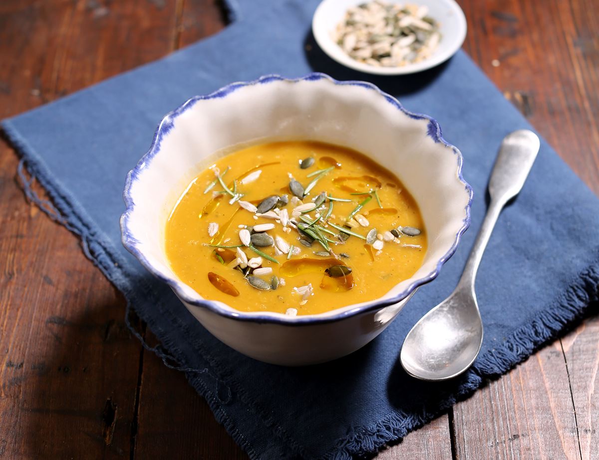 Roast Squash & Rosemary Soup