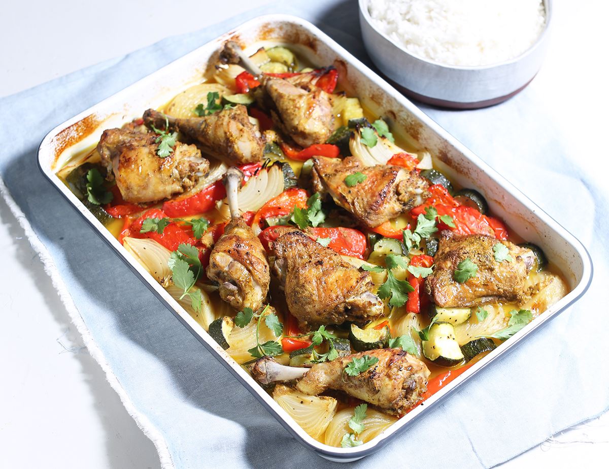 Tandoori Chicken Tray Bake