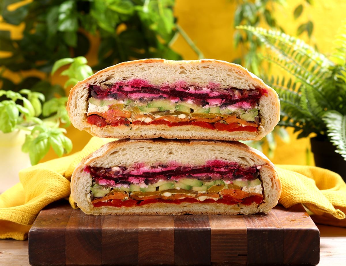 Rainbow Picnic Loaf