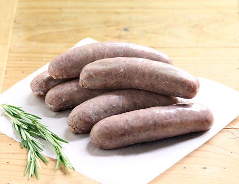 Pork Cumberland Sausages, Organic, Roam & Relish (400g, pack of 6)