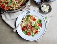 Handmade Pasta with Tomatoes, Basil & Bocconcini