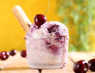 Cherry, Mint & Mascarpone Ice Cream