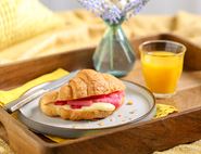 Rhubarb & Custard Croissant