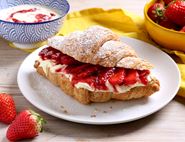 Strawberry & Crème Fraîche Croissants