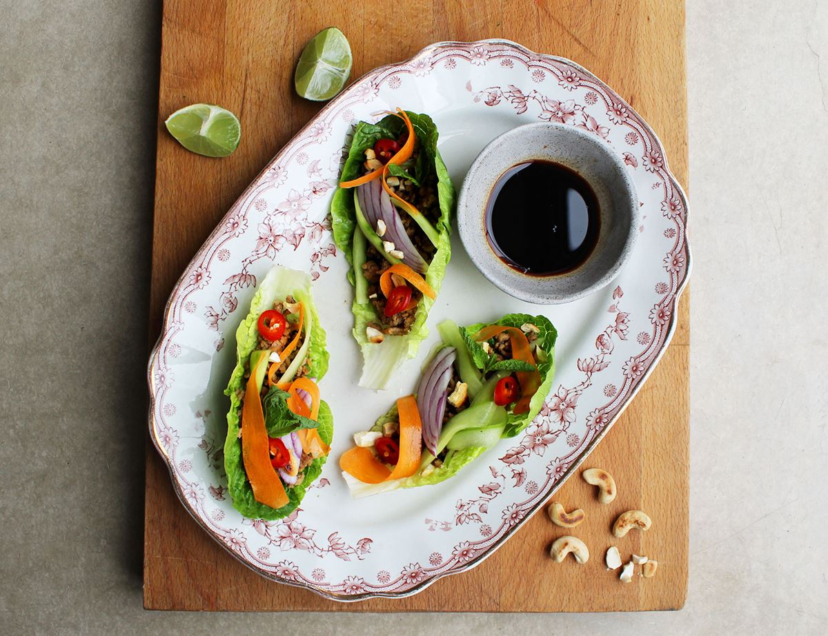 Quick & Easy Pork Lettuce Wraps