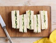 Cucumber & Mint Finger Sandwiches