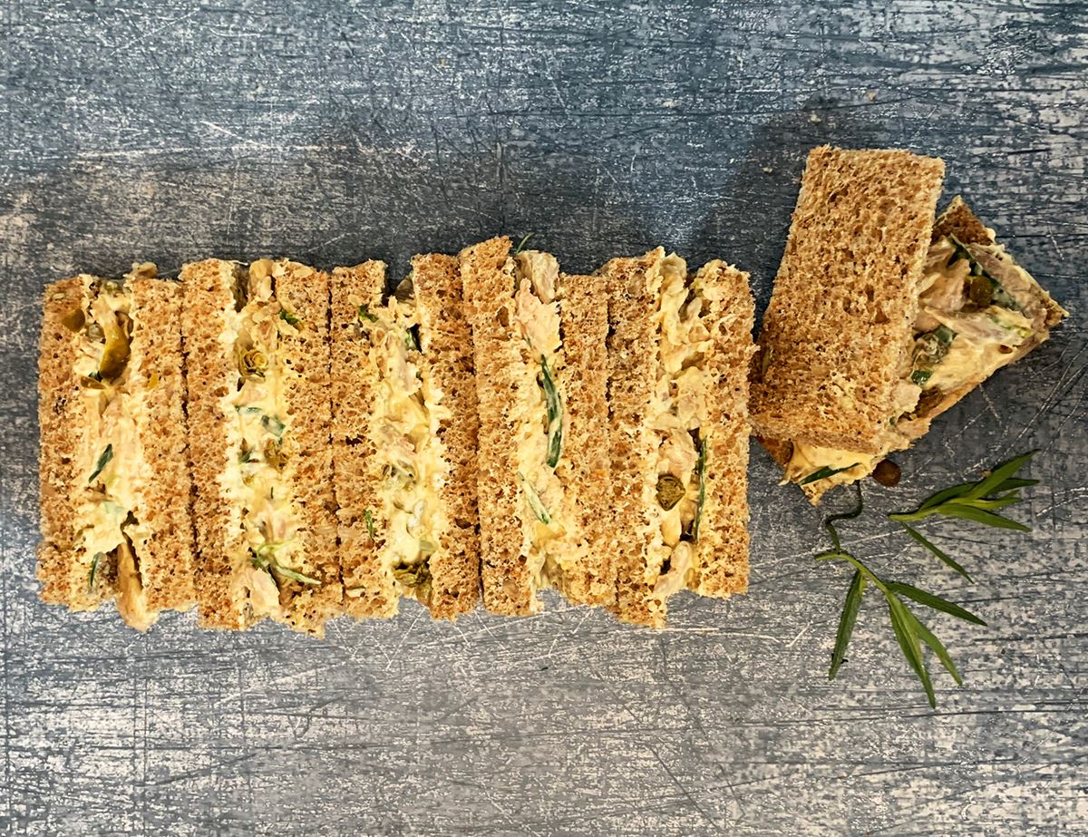 Chicken & Tarragon Finger Sandwiches