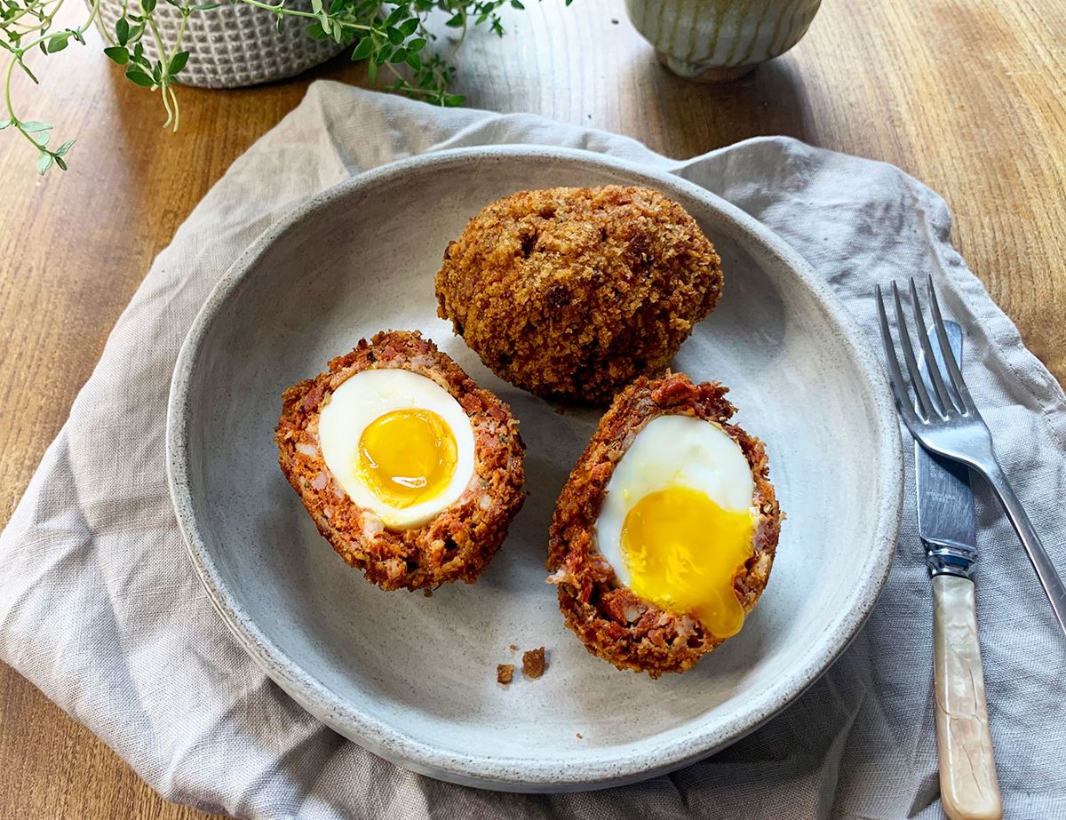 Chorizo Scotch Eggs