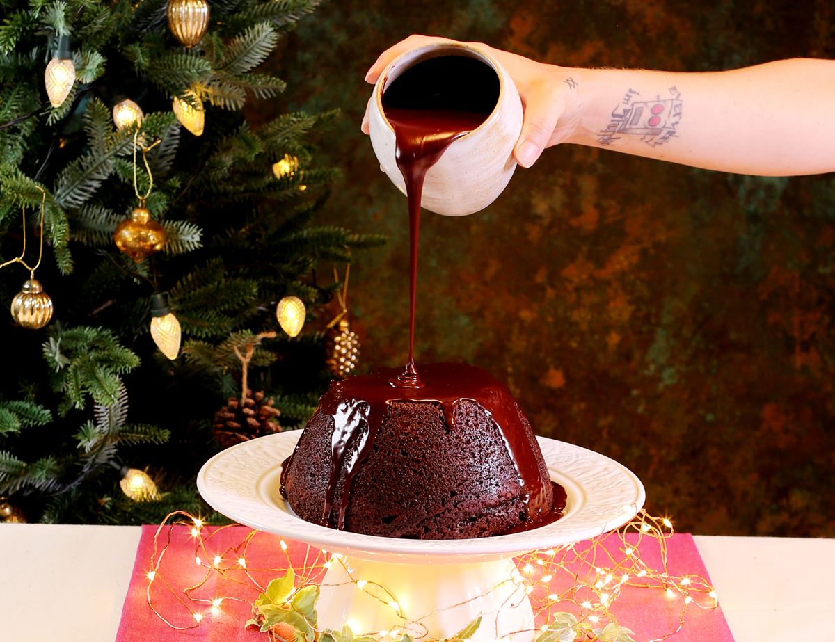 Steamed Chocolate & MarmalAID Pudding