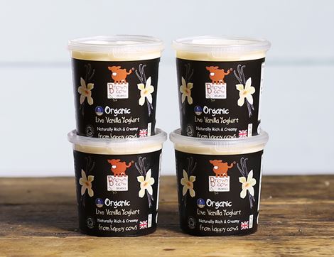 Vanilla Yogurt, Organic, Brown Cow Organics (4 x 145g)
