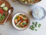 Spiced Pork & MarmalAID Stew with Rice