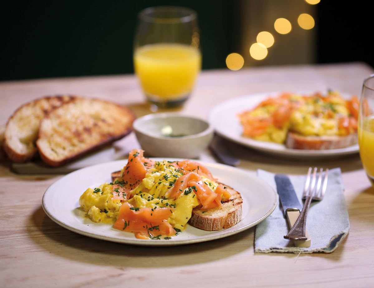 Keera's Dad's Smoked Salmon & Scrambled Eggs on Toast