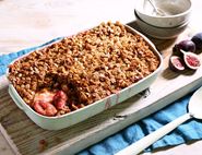 Fig & Apple Flapjack Crumble