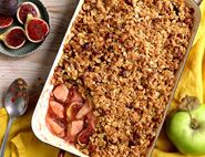 Fig & Apple Flapjack Crumble