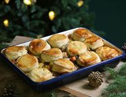 Helen's Aunt's Turkey Casserole with Biscuits