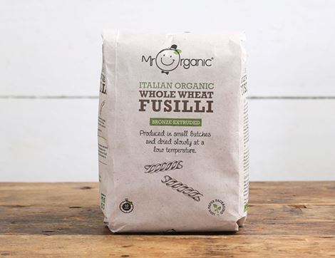 whole wheat fusilli mr organic