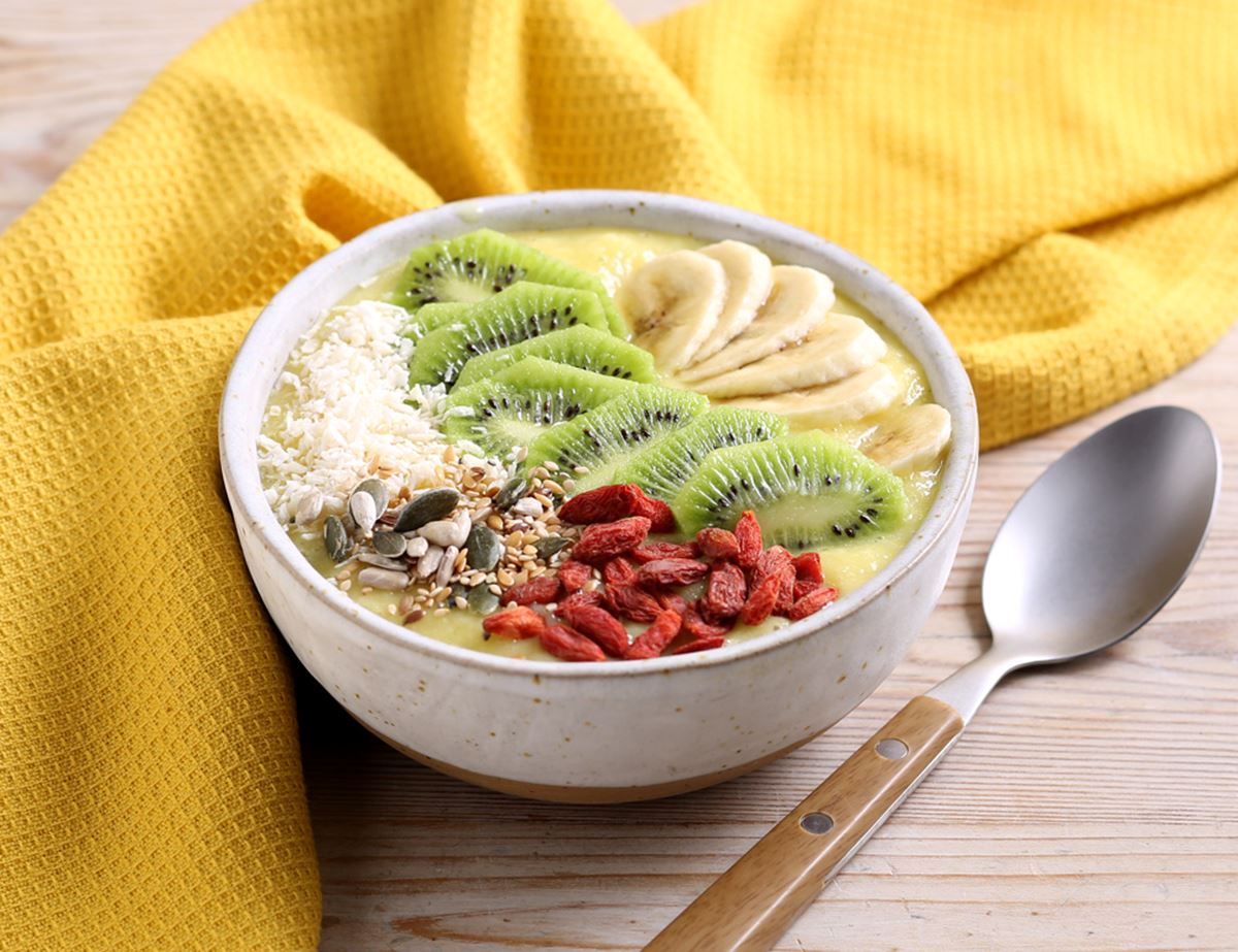 Mango, Pineapple & Banana Smoothie Bowl