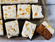 Carrot Cake Tray Bake with MarmalAID & Mascarpone Frosting