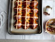 MarmalAID Glazed Hot Cross Buns