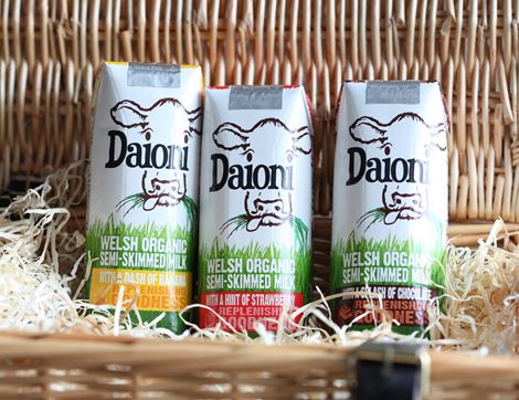 Banana Flavoured Milk Drink, Organic, Daioni (3 x 200ml)