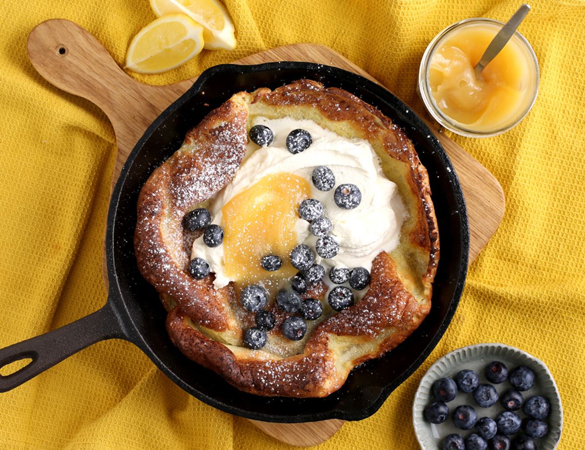 Dutch Babies with Lemon Curd