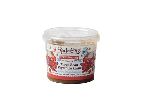 Three Bean Chilli Stew, Organic, Rod & Ben's (300g)