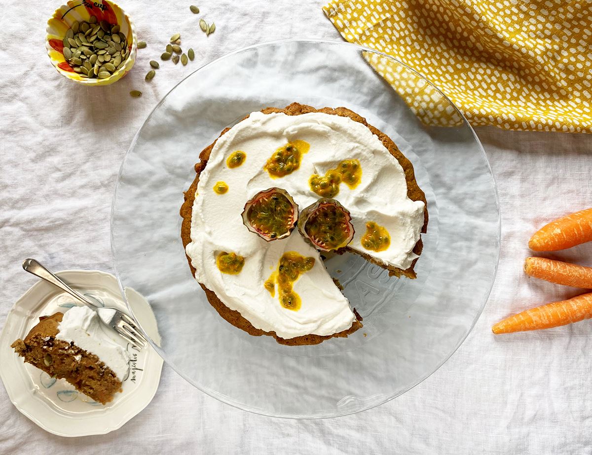 Vegan Carrot & Coconut Cake