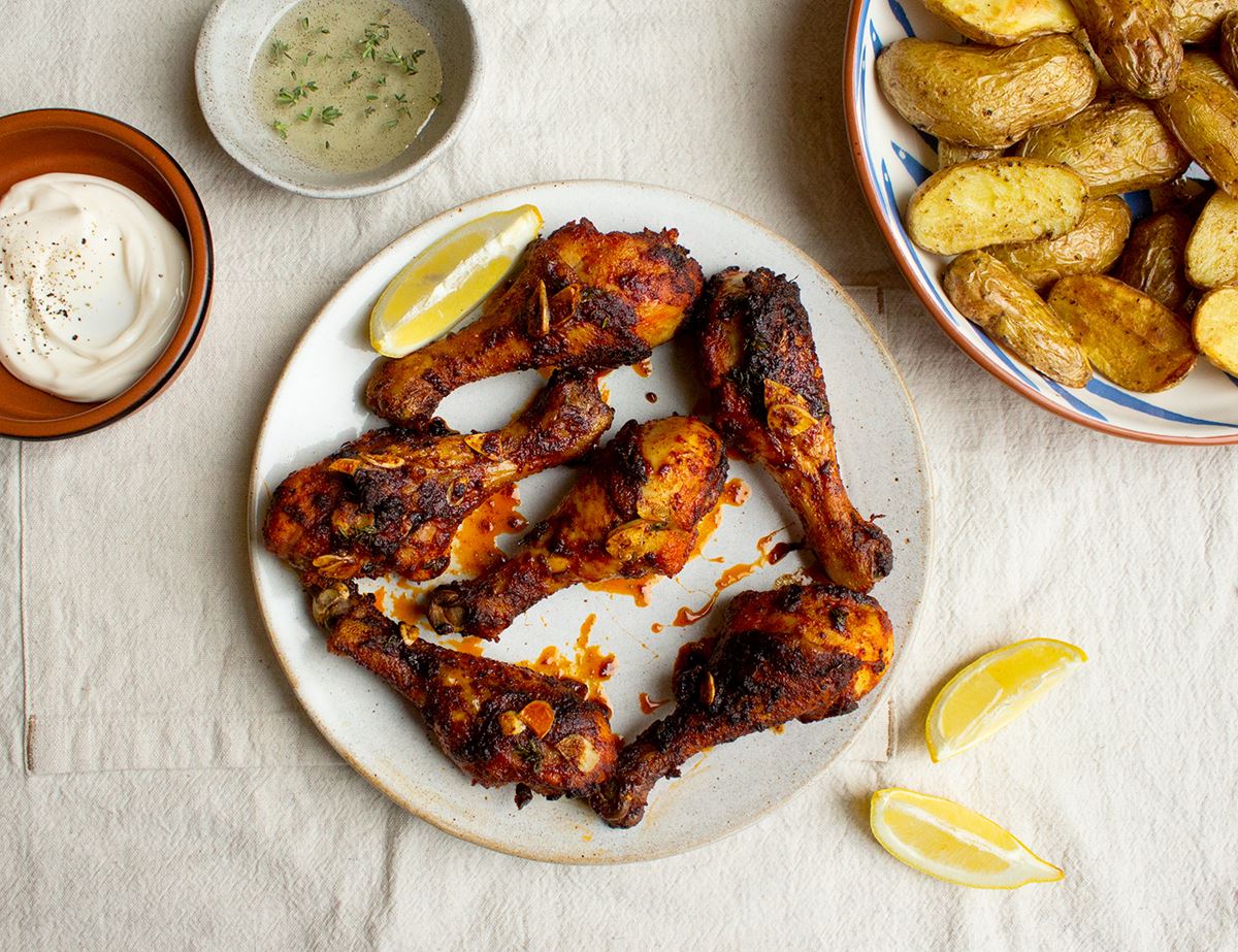 Sticky Honey & Smoked Paprika Chicken Drumsticks