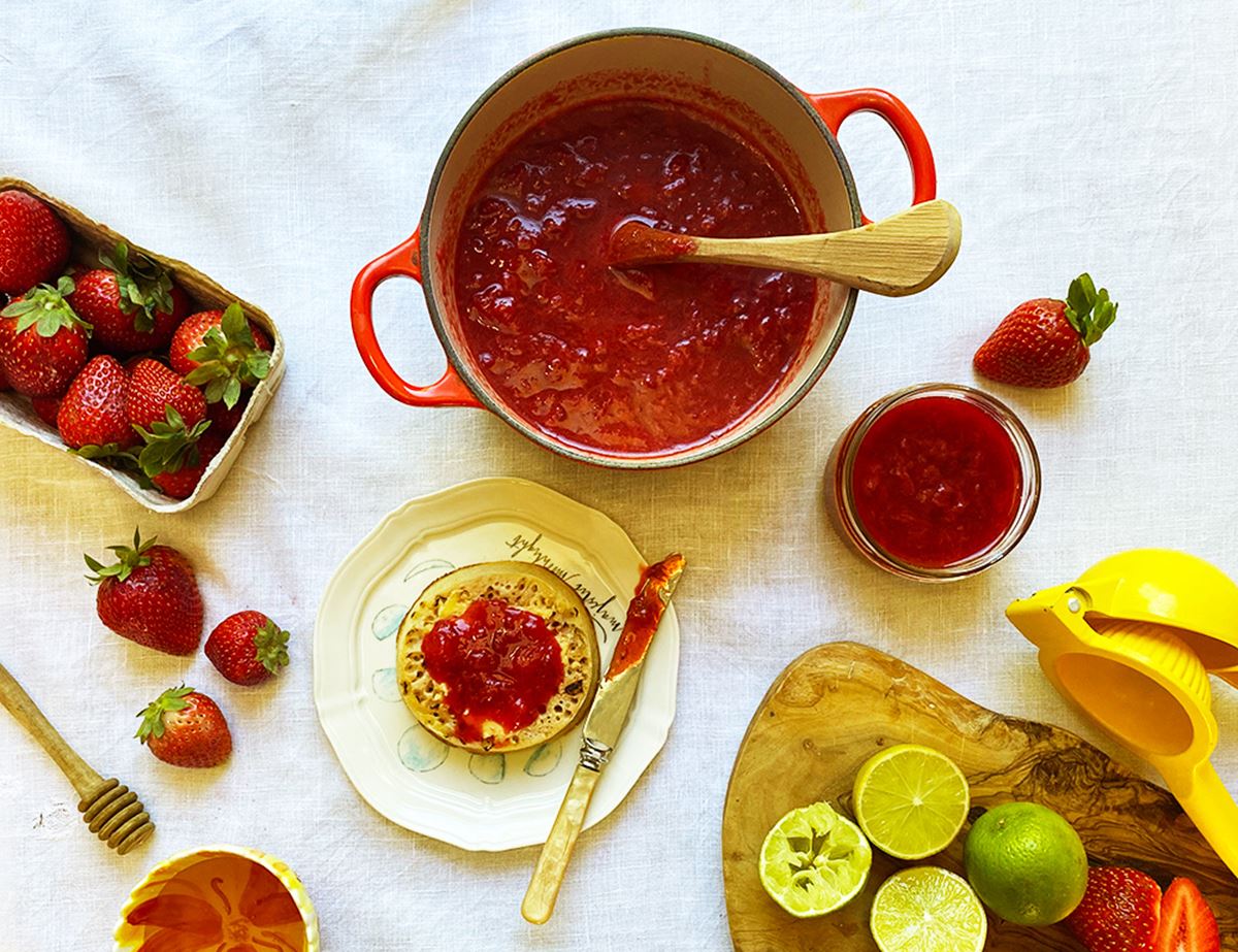 Honeyed Strawberry Compote